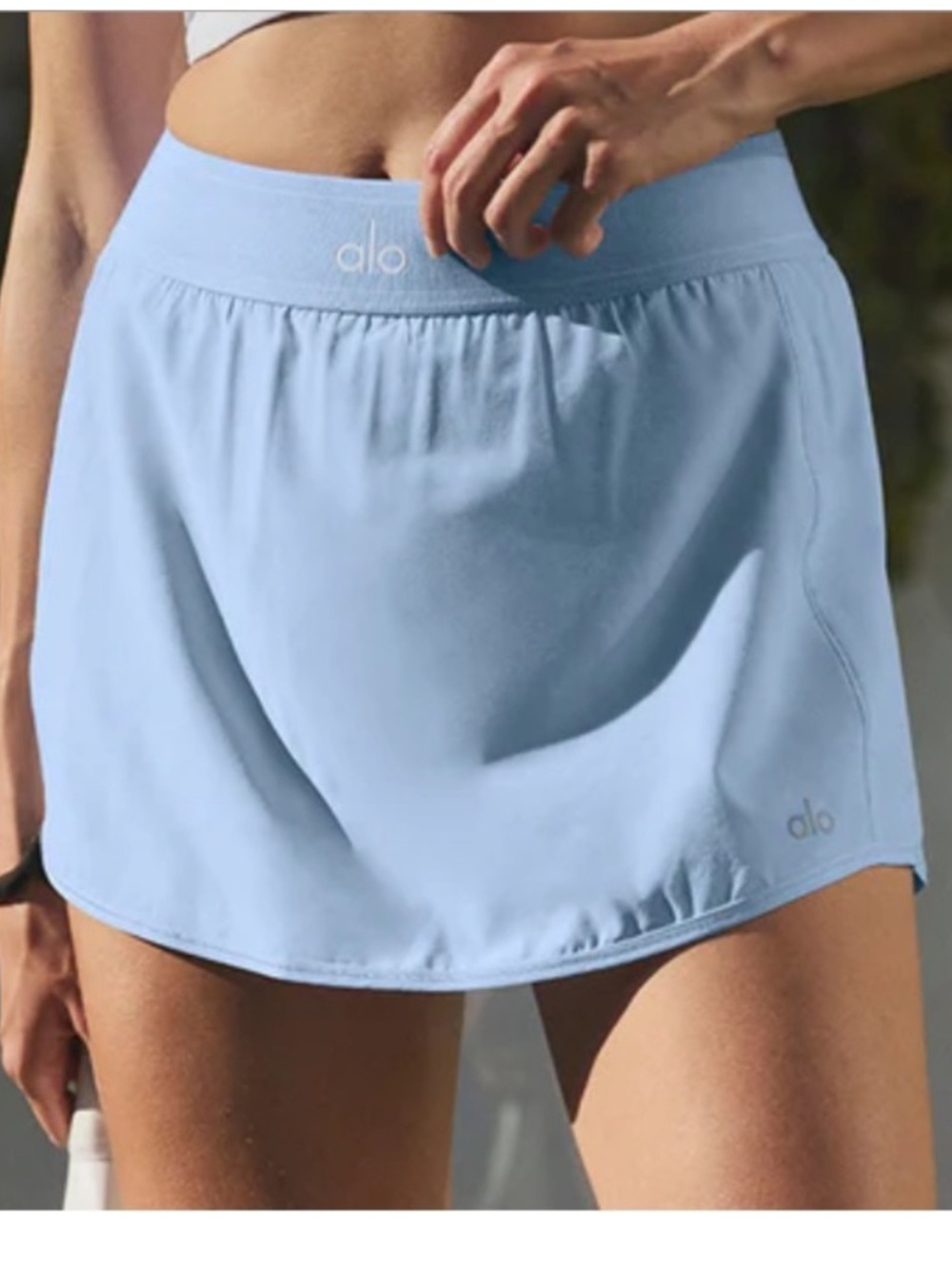 ALO Yoga - Match Point Skirt - seashell blue